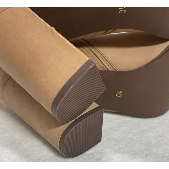 Elegant Tan Ankle Boots - Picture 8 of 9